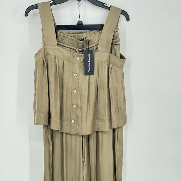 NWT Christian Lacroix Wide Leg Pants and Top Set Sz S - Picture 2 of 9